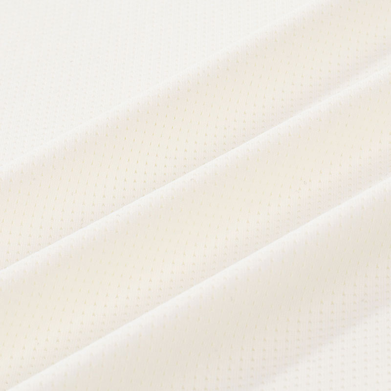 メンズ 冷感 メッシュインナー 半袖 V首 ホワイト