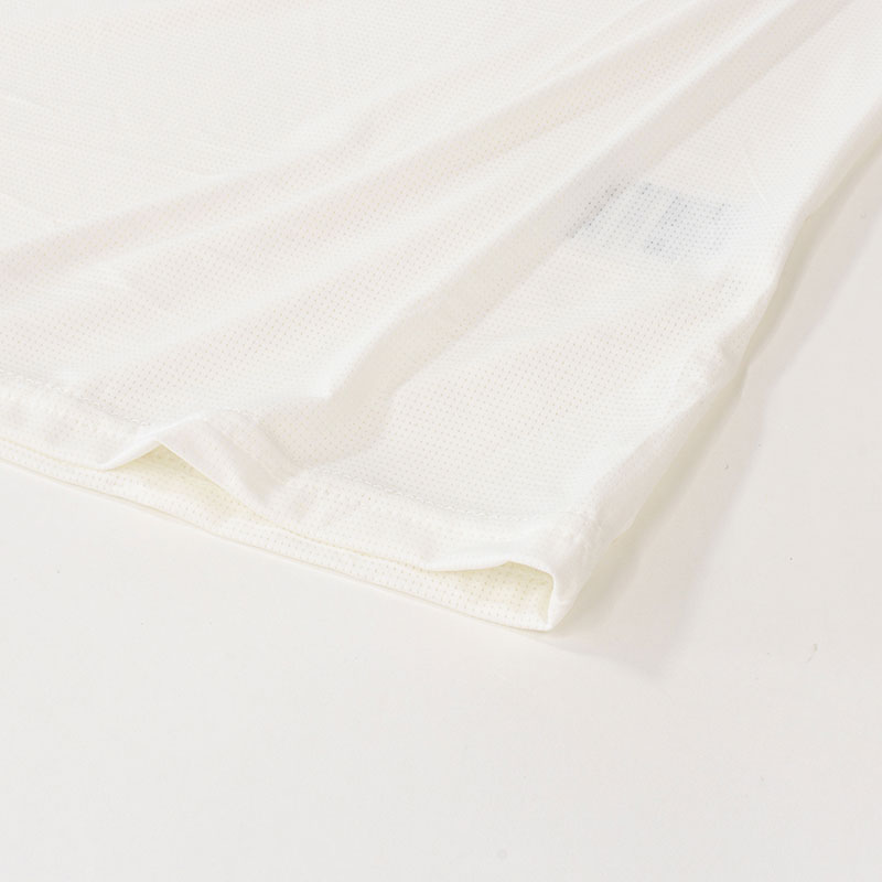 メンズ 冷感 メッシュインナー サーフ V首 ホワイト