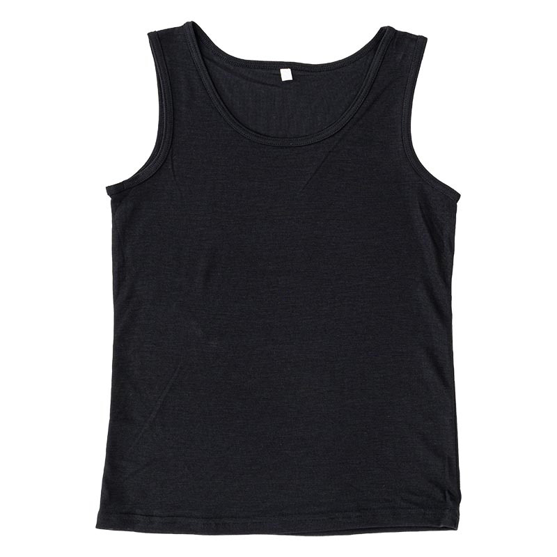 キッズ 超さらっと肌離れインナー タンクトップ ブラック