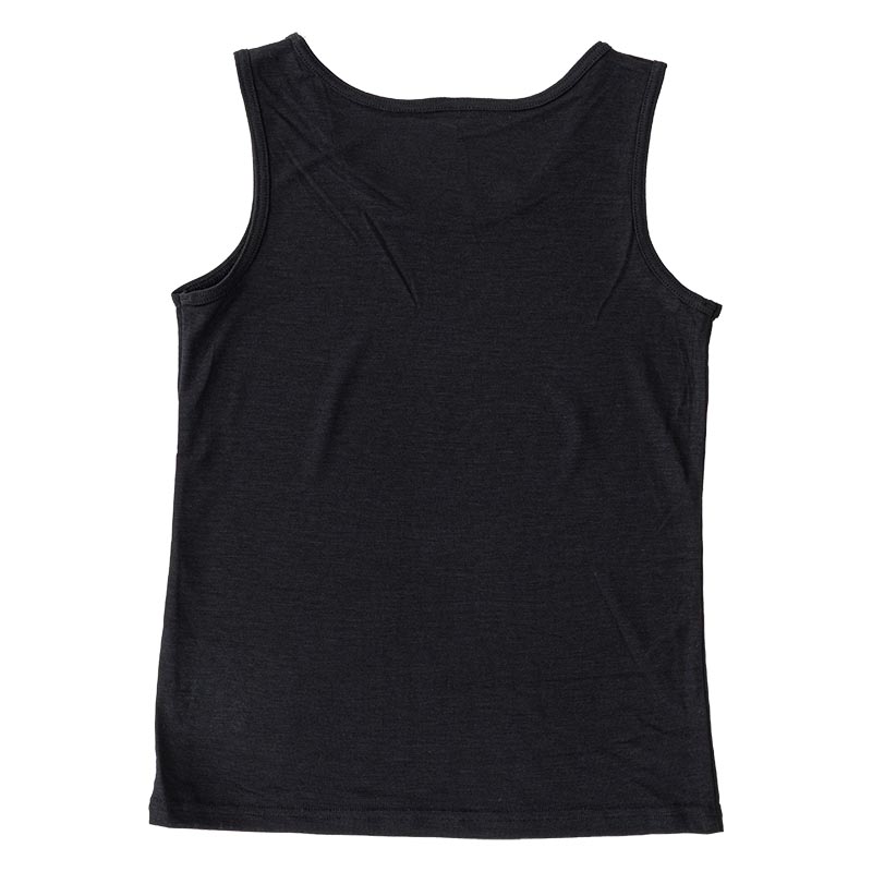キッズ 超さらっと肌離れインナー タンクトップ ブラック