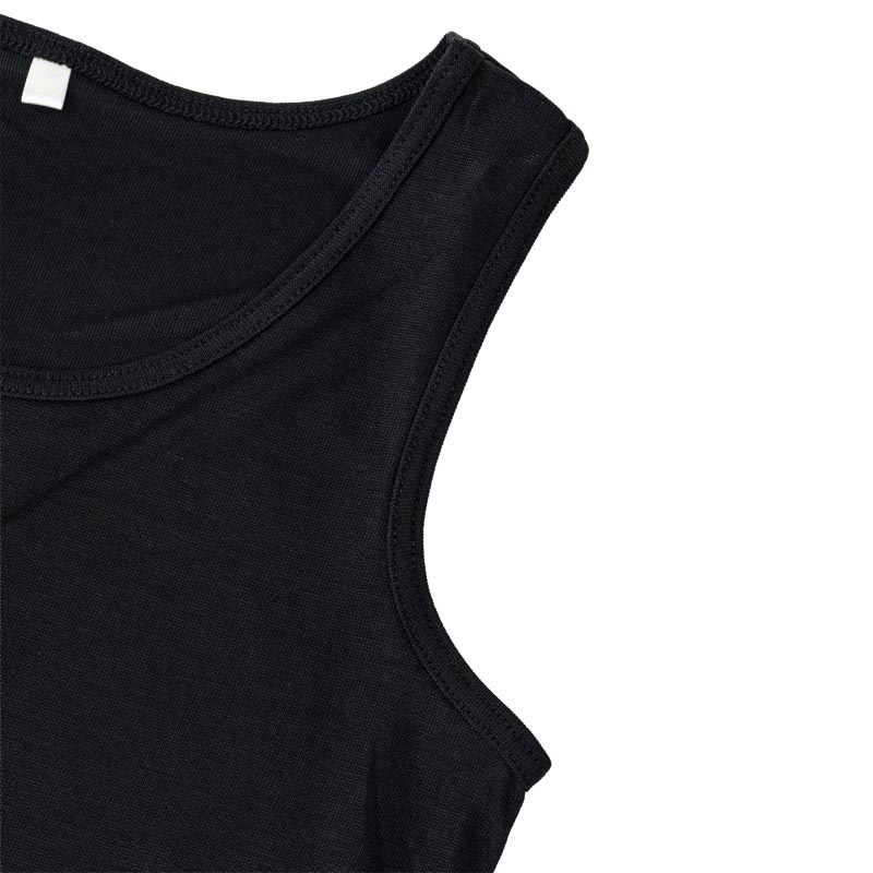 キッズ 超さらっと肌離れインナー タンクトップ ブラック