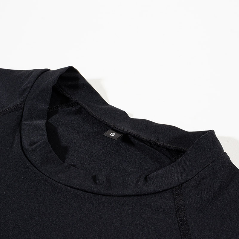 【お取り寄せ商品】メンズ 冷感 コンプレッション Tシャツ ブラック