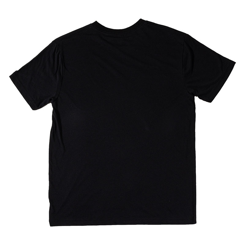 メンズ DRY カラーTシャツ 丸首 ブラック
