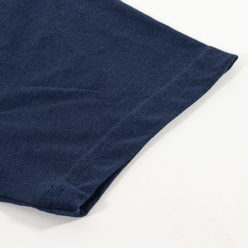 メンズ DRY カラーTシャツ 丸首 ネイビー