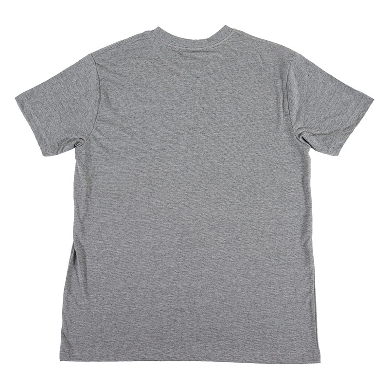 メンズ DRY カラーTシャツ 丸首杢チャコール