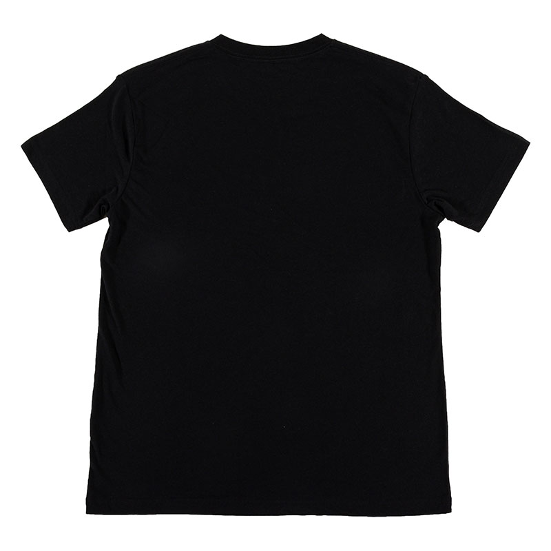 メンズ DRY カラーTシャツ V首 ブラック