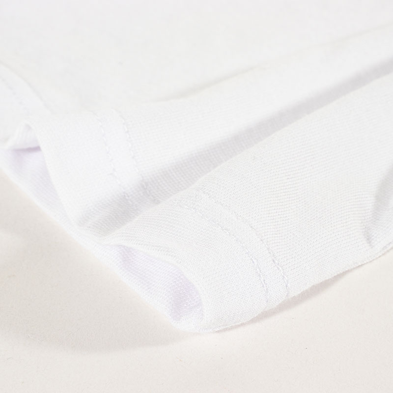 メンズ DRY カラーTシャツ V首 ホワイト