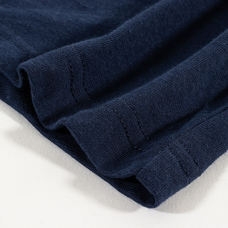 メンズ DRY カラーTシャツ V首 ネイビー