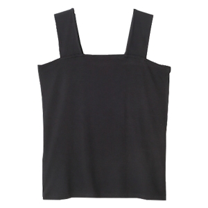【お取り寄せ商品】レディース さらさら吸汗速乾インナー チューブタンクトップ ブラック