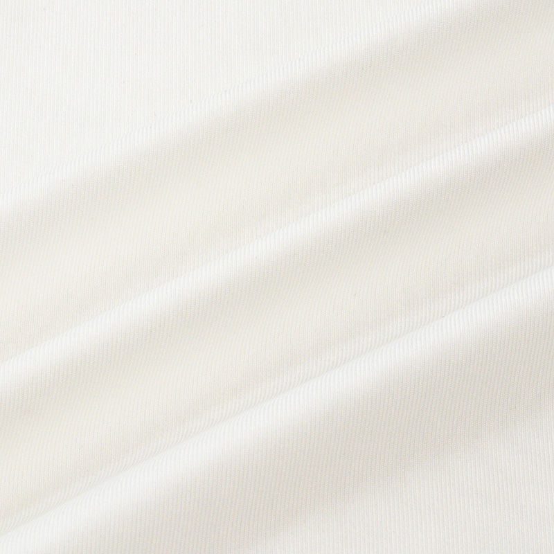 キッズ 冷感 インナー 半袖 丸首 オフホワイト