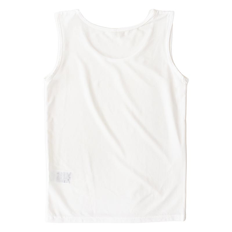 キッズ 冷感 インナー タンクトップ オフホワイト