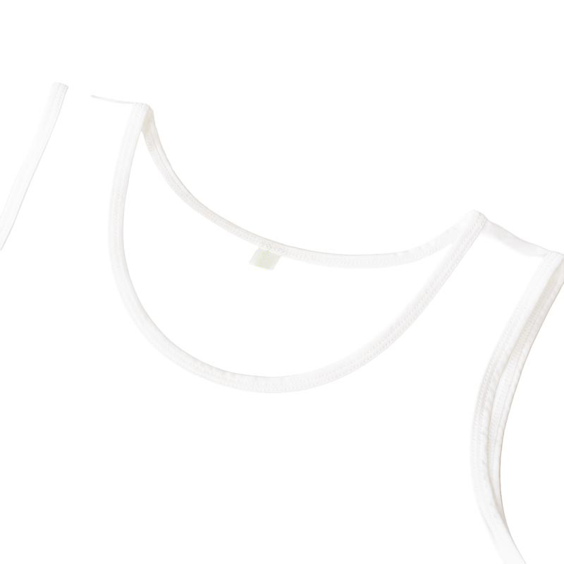 キッズ 冷感 インナー タンクトップ オフホワイト