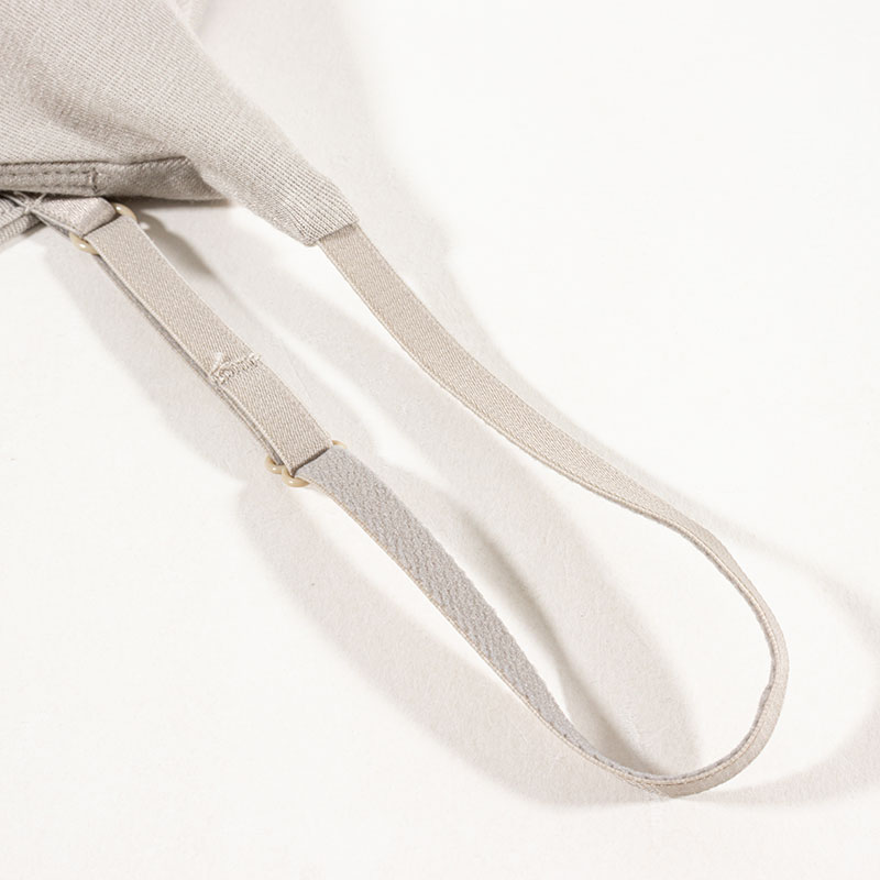 レディース 潤肌 カップ付インナー キャミソール グレージュ