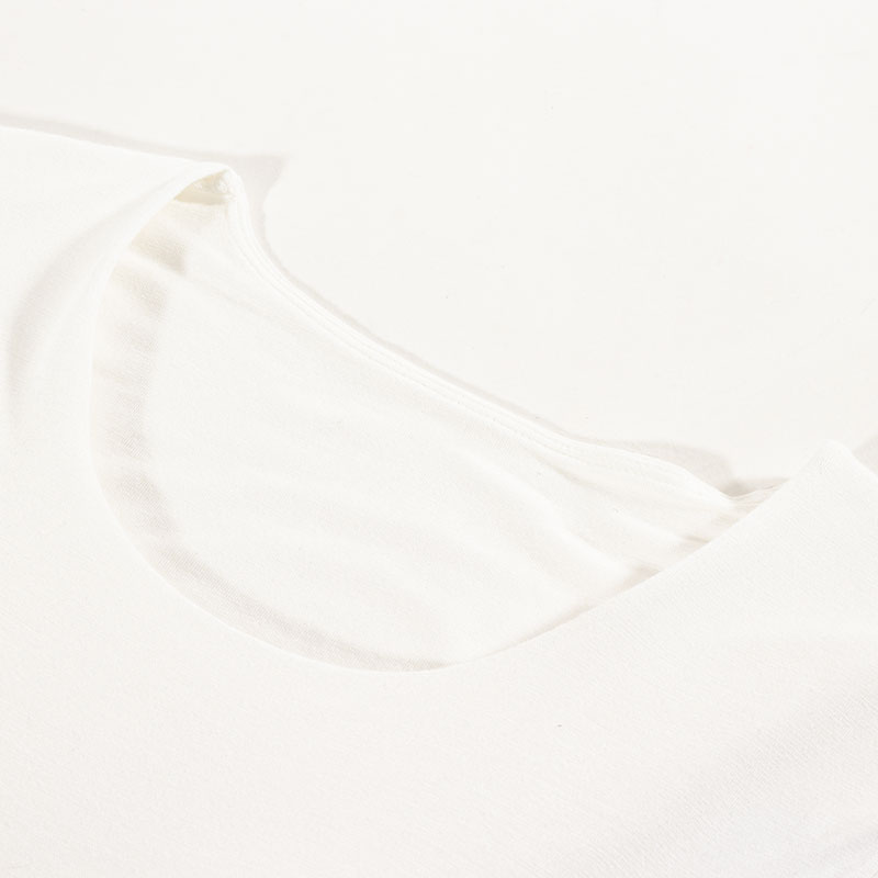 レディース 潤肌 カップ付インナー フレンチ袖 オフホワイト