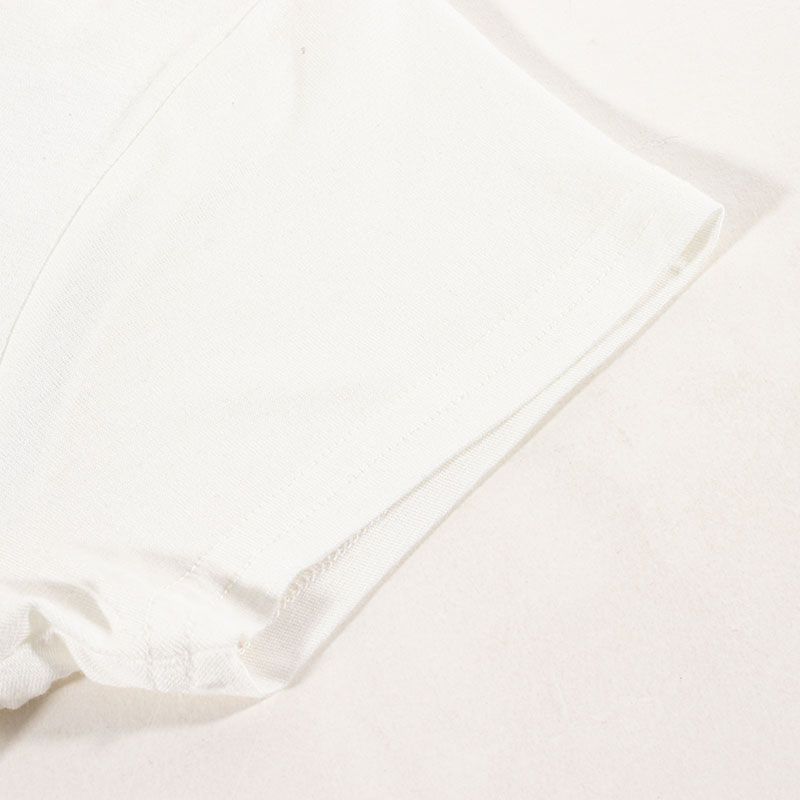 レディース 潤肌 カップ付インナー フレンチ袖 オフホワイト