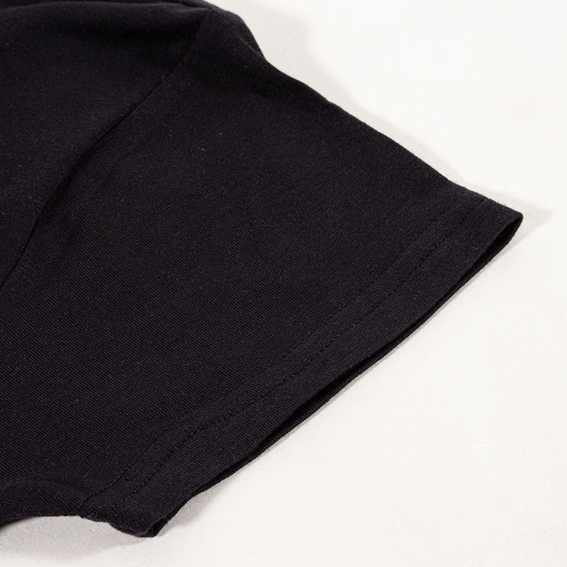 レディース 潤肌 カップ付インナー フレンチ袖 ブラック