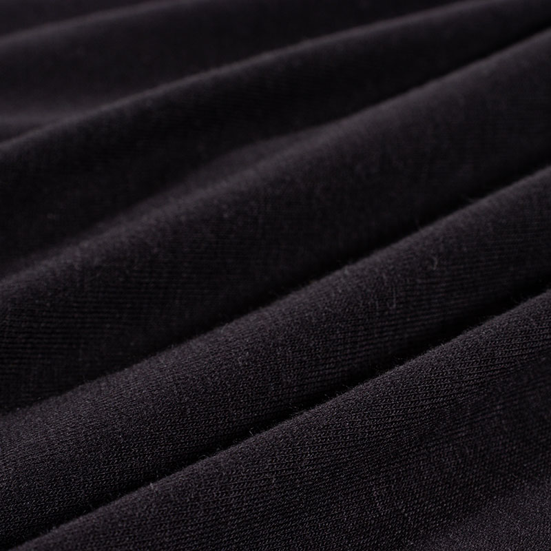 レディース 潤肌 カップ付インナー フレンチ袖 ブラック