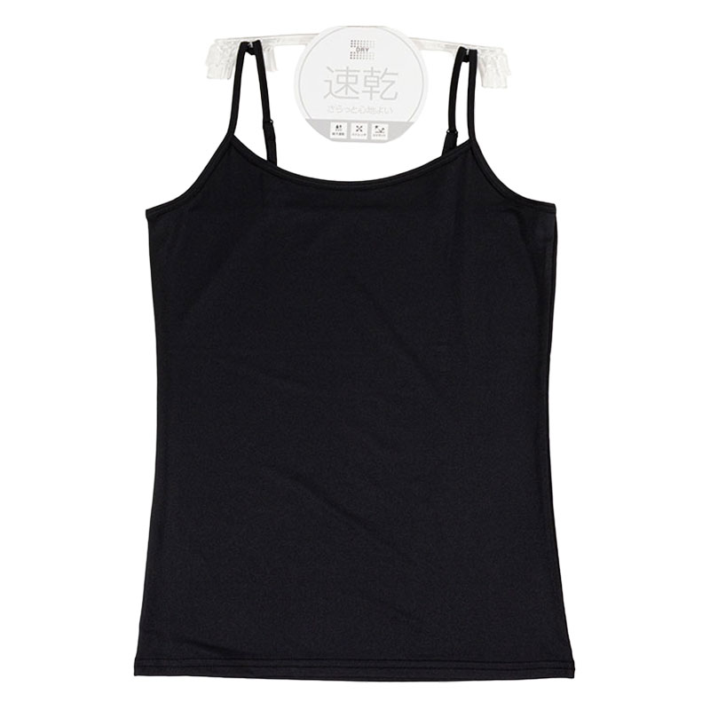 レディース DRYインナー キャミソール ブラック