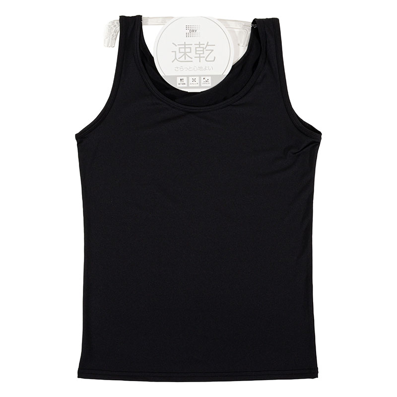 レディース DRYインナー タンクトップ ブラック