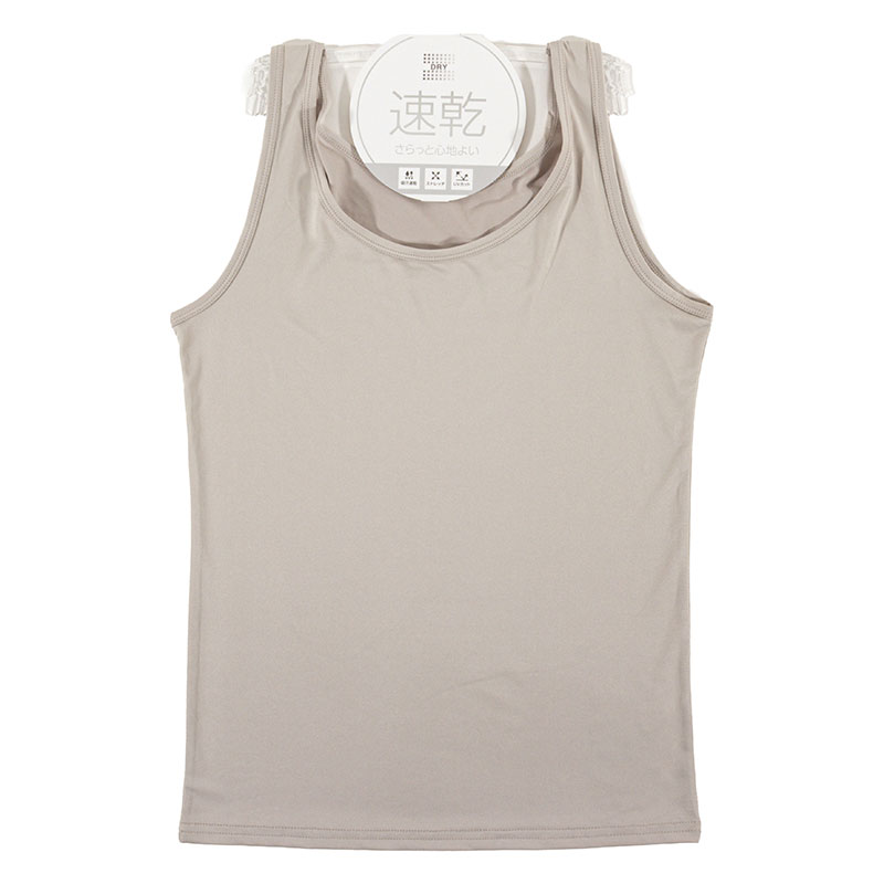 レディース DRYインナー タンクトップ グレージュ
