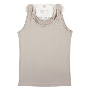 レディース DRYインナー タンクトップ グレージュ