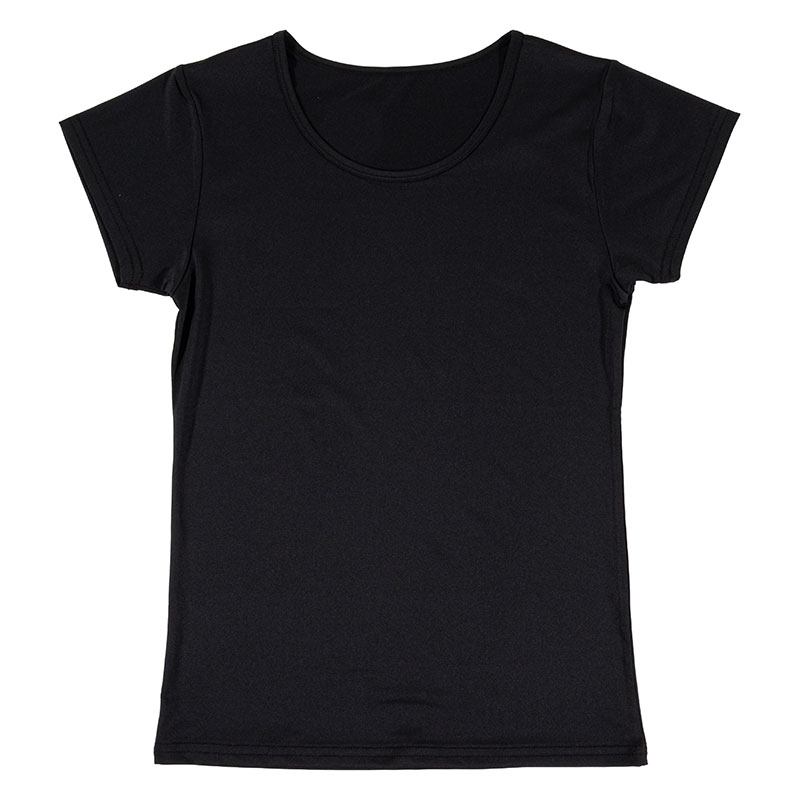 レディース DRYインナー フレンチ袖 ブラック