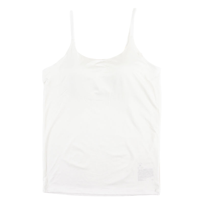 レディース DRYカップ付インナー キャミソール オフホワイト