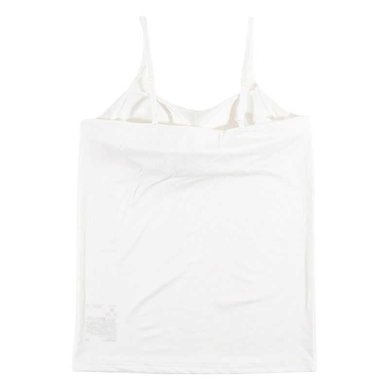 レディース DRYカップ付インナー キャミソール オフホワイト