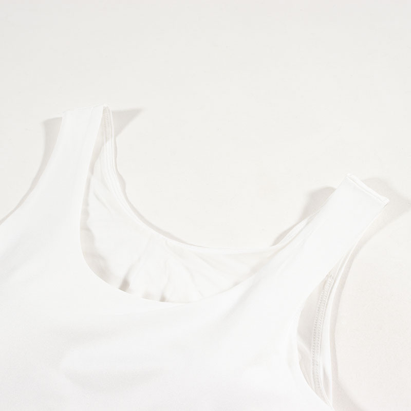 レディース DRYカップ付インナー タンクトップ オフホワイト