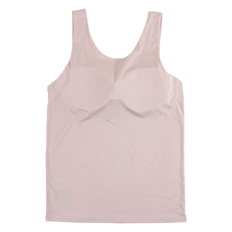 レディース DRYカップ付インナー タンクトップ ピンク