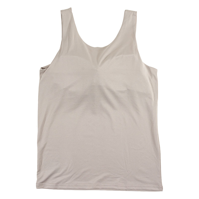 レディース DRYカップ付インナー タンクトップ グレージュ