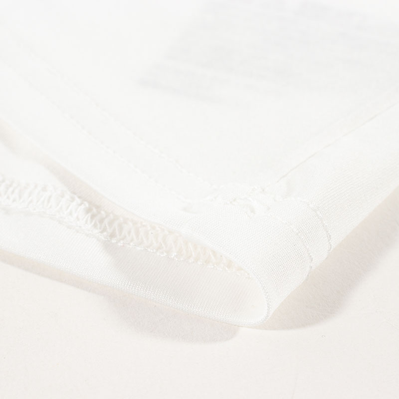 レディース DRYカップ付インナー フレンチ袖 オフホワイト