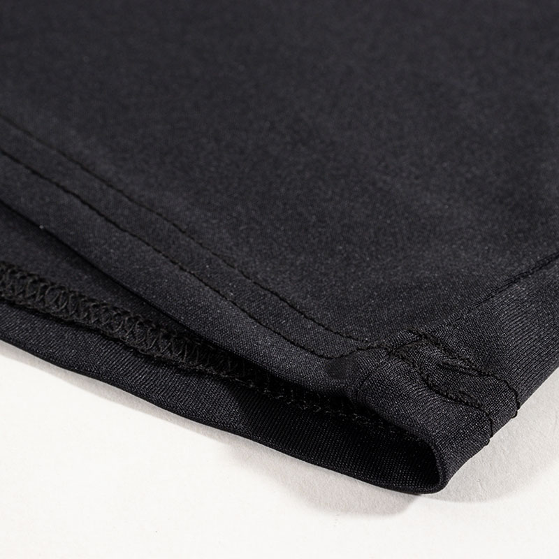 レディース DRYカップ付インナー フレンチ袖 ブラック