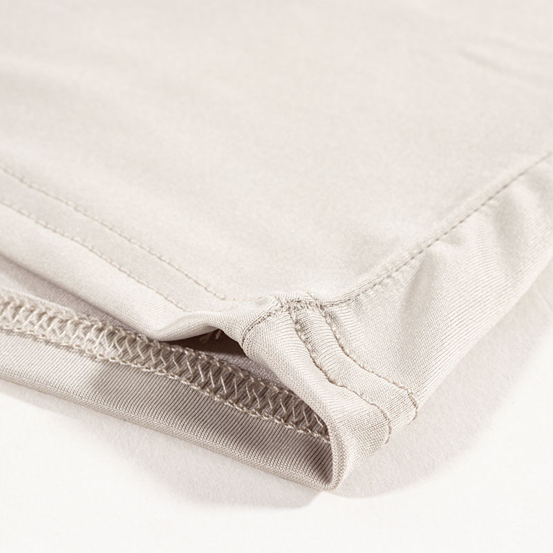 レディース DRYカップ付インナー フレンチ袖 グレージュ