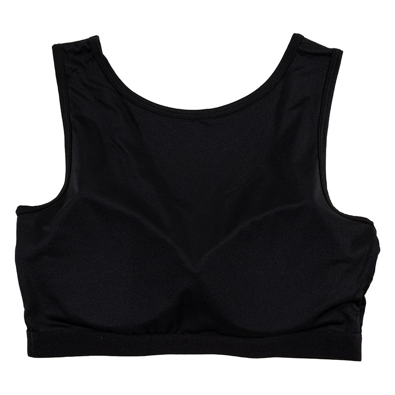 レディース DRYインナー ハーフトップ ブラック