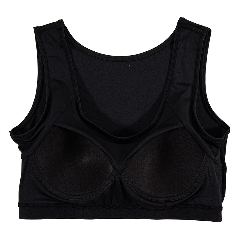 レディース DRYインナー ハーフトップ ブラック