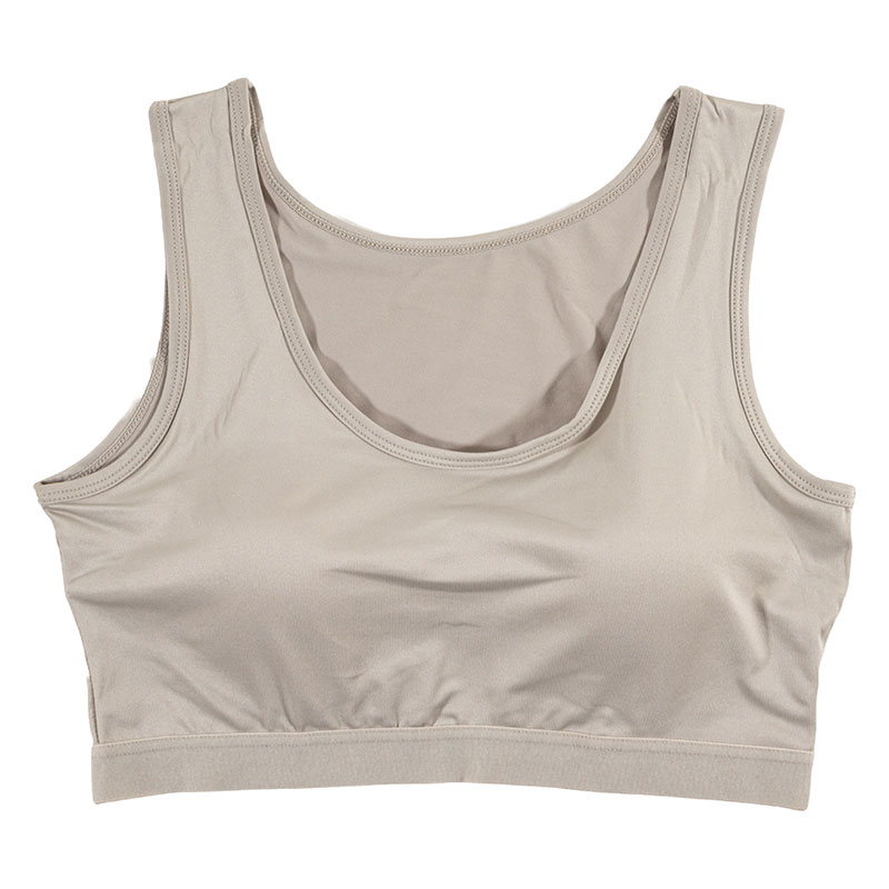 レディース DRYインナー ハーフトップ グレージュ