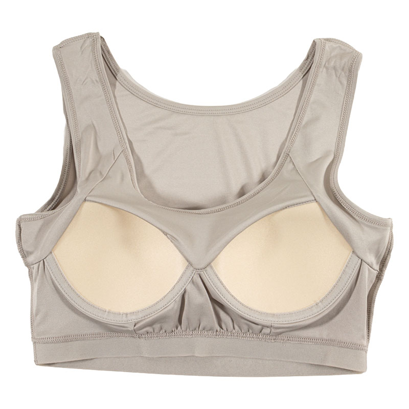 レディース DRYインナー ハーフトップ グレージュ