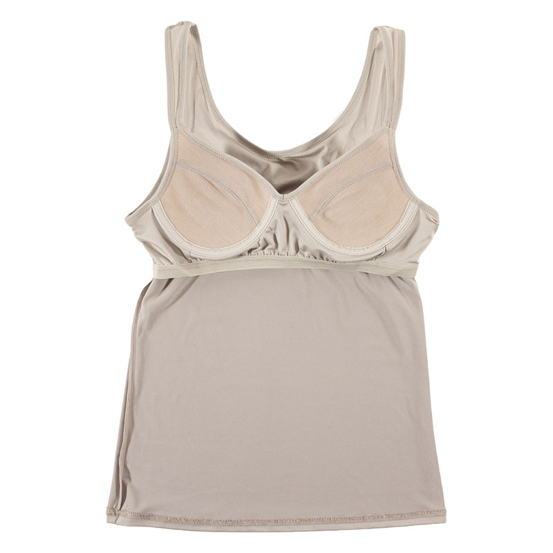 レディース モールドカップインナー タンクトップ グレージュ