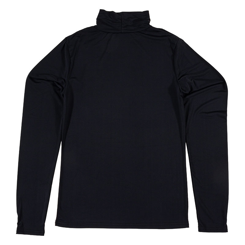 レディース UVカット 冷感 インナー 長袖 ハイネック ブラック