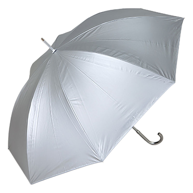 【3月下旬入荷予定】晴雨兼用軽量パラソル80 80cm ライトグレー