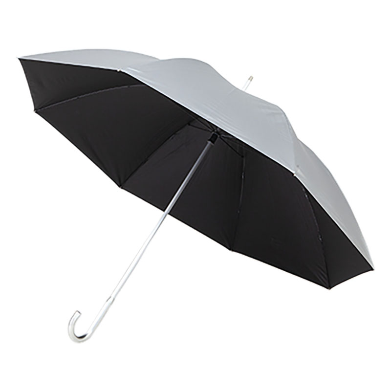 【3月下旬入荷予定】晴雨兼用軽量パラソル80 80cm ライトグレー