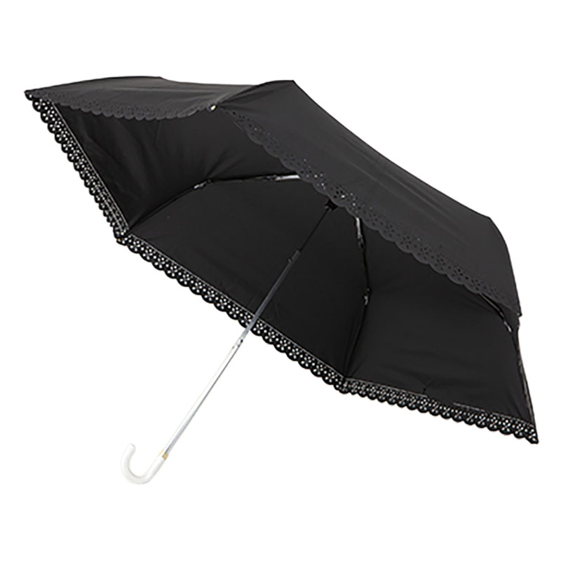 【3月下旬入荷予定】晴雨兼用ヒート折傘55 55cm ライトグレー