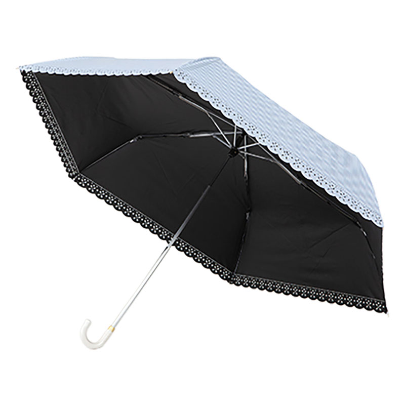 【3月下旬入荷予定】晴雨兼用ヒート折傘55 55cm ライトグレー