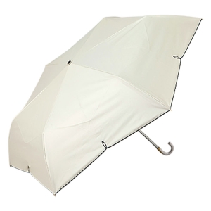【3月下旬入荷予定】晴雨兼用刺繍折傘55 55cm アイボリー