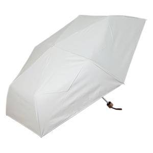 【3月下旬入荷予定】晴雨兼用放射冷却折傘60 60cm アイボリー