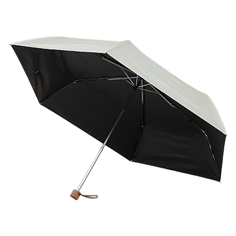 【3月下旬入荷予定】晴雨兼用放射冷却折傘60 60cm アイボリー