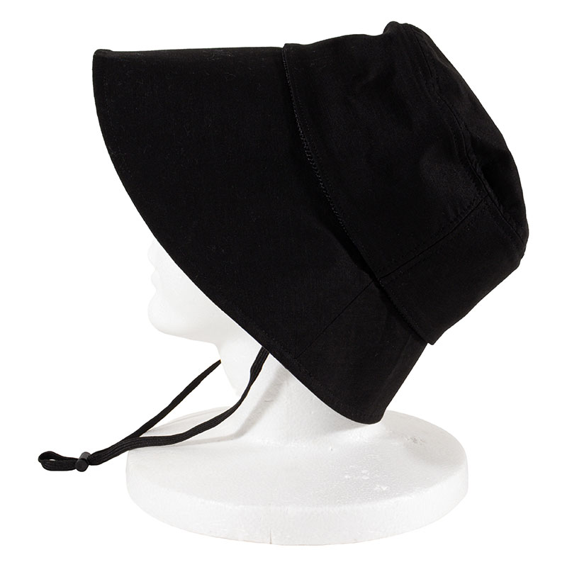 UV完全遮光ハット フリーサイズ 頭周り：約58cm ブラック