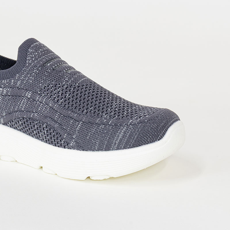 レディース 超軽量 スリッポン グレー