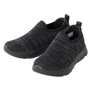 レディース 超軽量 スリッポン 杢チャコール